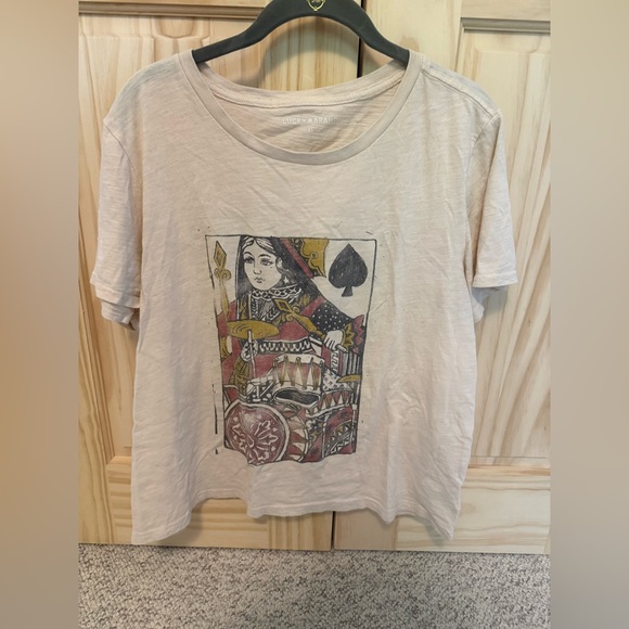 Lucky Brand Cotton Queen of Spades Graphic Tee - Picture 4 of 7